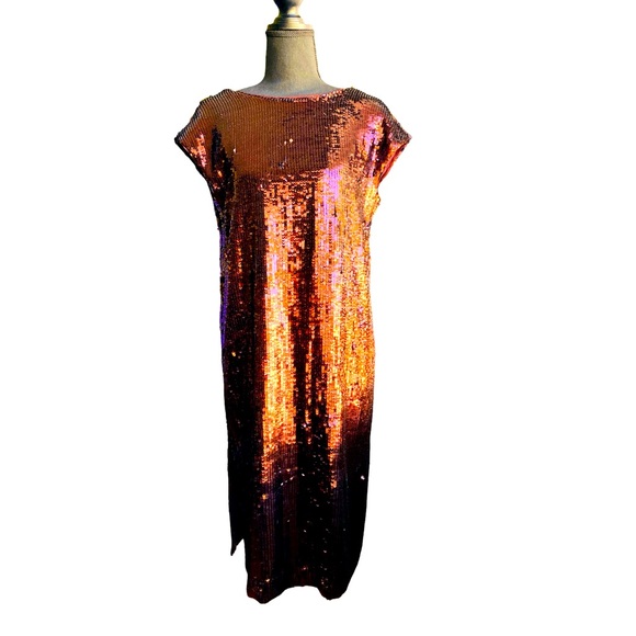 MAEVE BY ANTHROPOLOGIE KARA SEQUIN DRESS - Picture 1 of 6